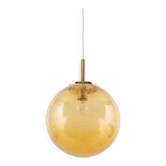 Suspension boule Murano par Doria, Allemagne, années 1970