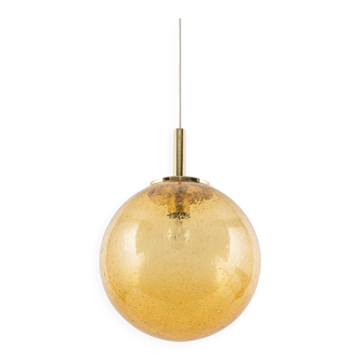 Murano ball pendant light by Doria, Germany, 1970s