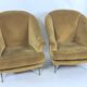 Paire de fauteuils, Isa Bergamo,  Italie des années 1950