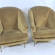 Isa Bergamo, armchairs, Italy 1950s