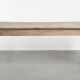 Antique French oak dining table for 6 to 8 people with a baguette drawer