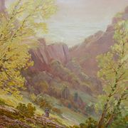 During HSP Paintings: “Landscape of Dauphiné” by Gaétan Montagney