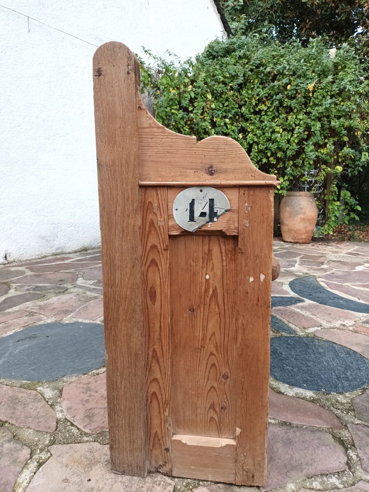 Old church pew, 263 cm