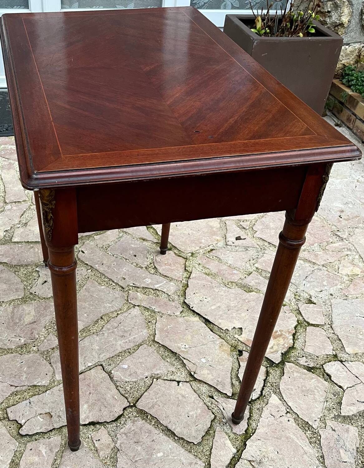 Old wooden desk