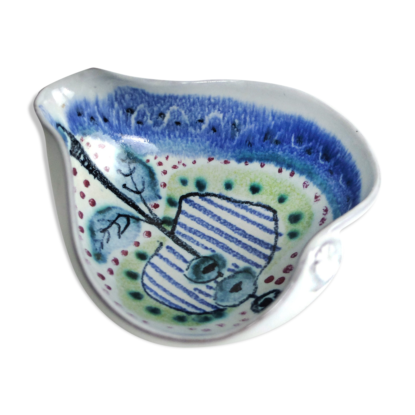 Ceramic cut by Jane Wahlstedt & Nils Larsson, Janikeramik, Sweden, 1950-60s