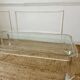 Large Athena coffee table in altuglas and glass by David Lange, 1970s