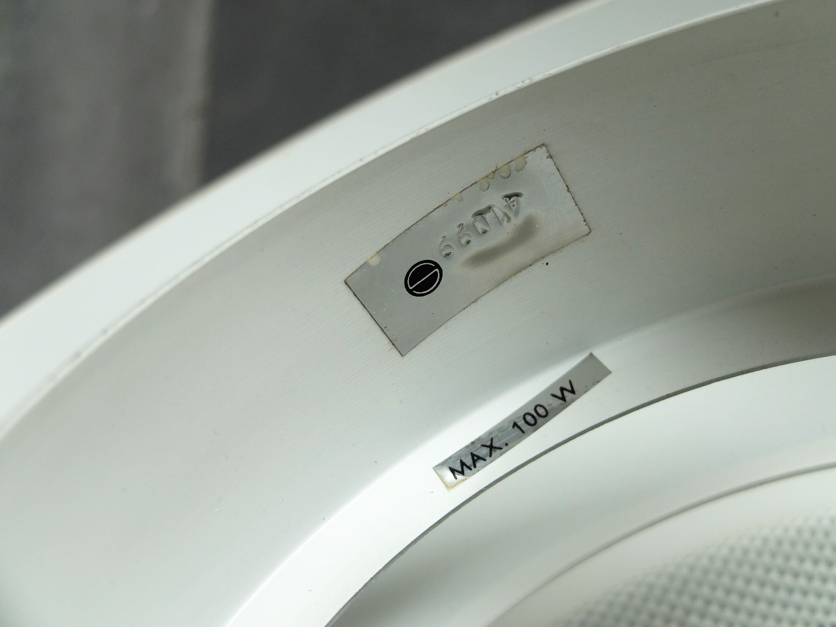 Scandinavian hanging lamp XL, white, Nordisk Solar, Denmark