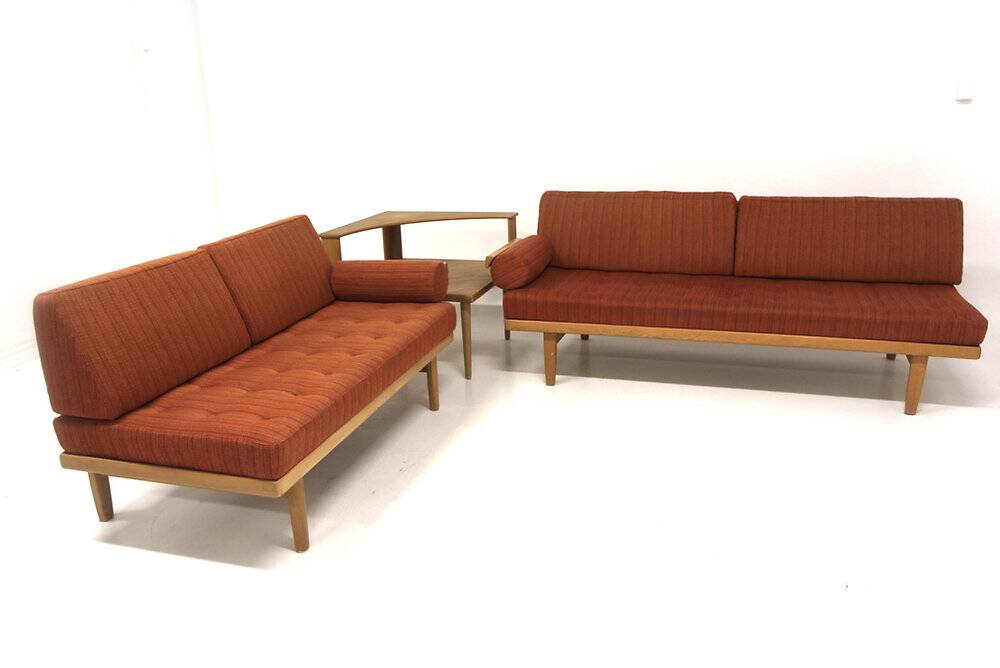 Scandinavian living room set "Carina" Yngvar Sandström, Kock Möbel AB, Sweden, 1960