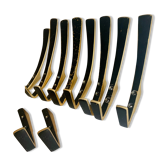 Aluminium wall hooks from Herta Baller, set of 10