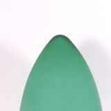 Lampe de table en forme d'oeuf en verre de Murano vert