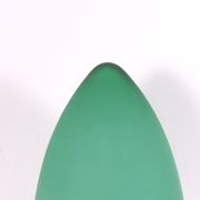 Lampe de table en forme d'oeuf en verre de Murano vert