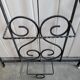 Wrought iron coat and hat rack, 1960s