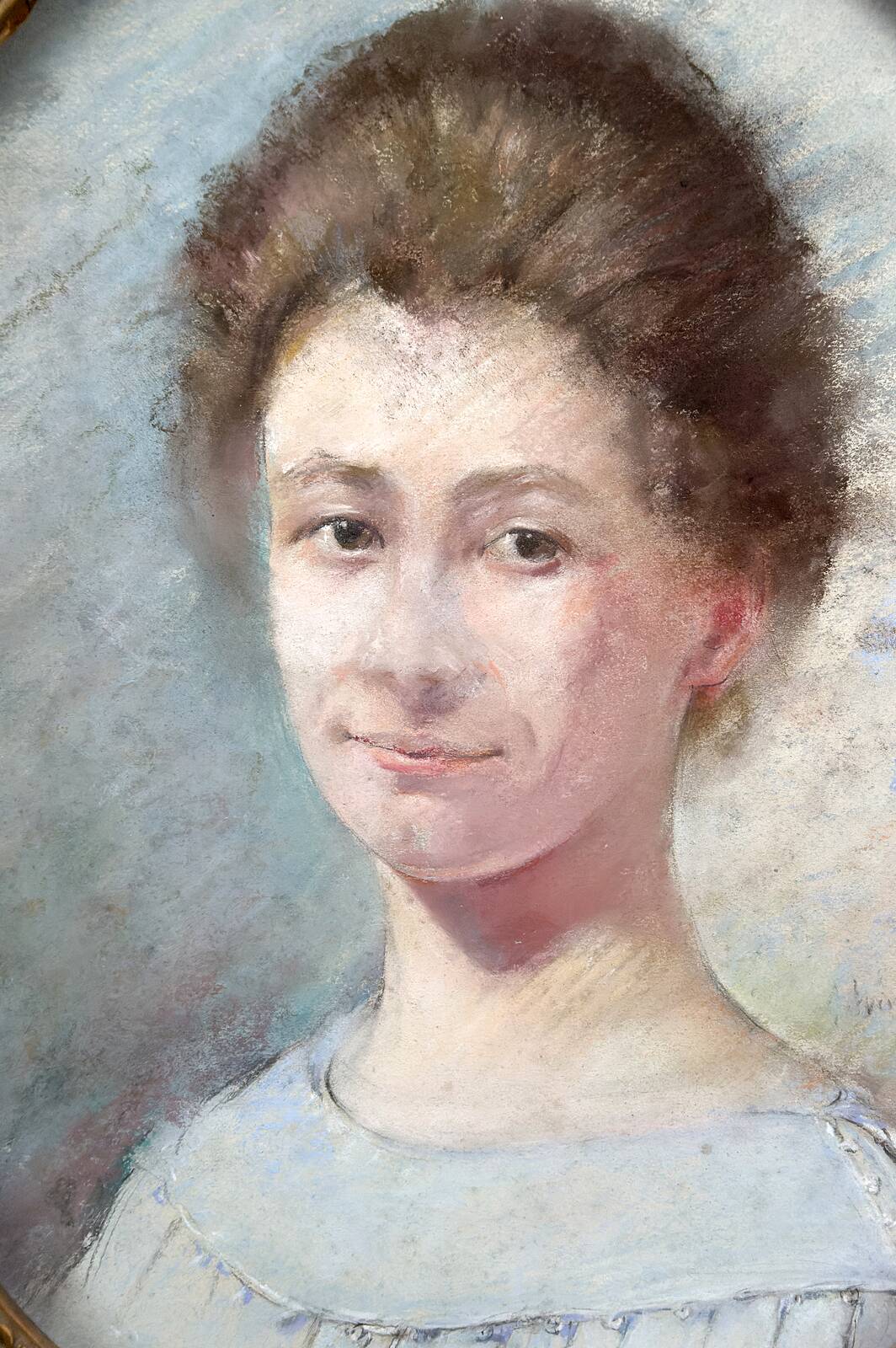 Portrait of a young girl, By Céline-Alice Winter-Schahl, Pastel, 1919