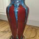 Lampe en Grès Verni Rouge, 1950s