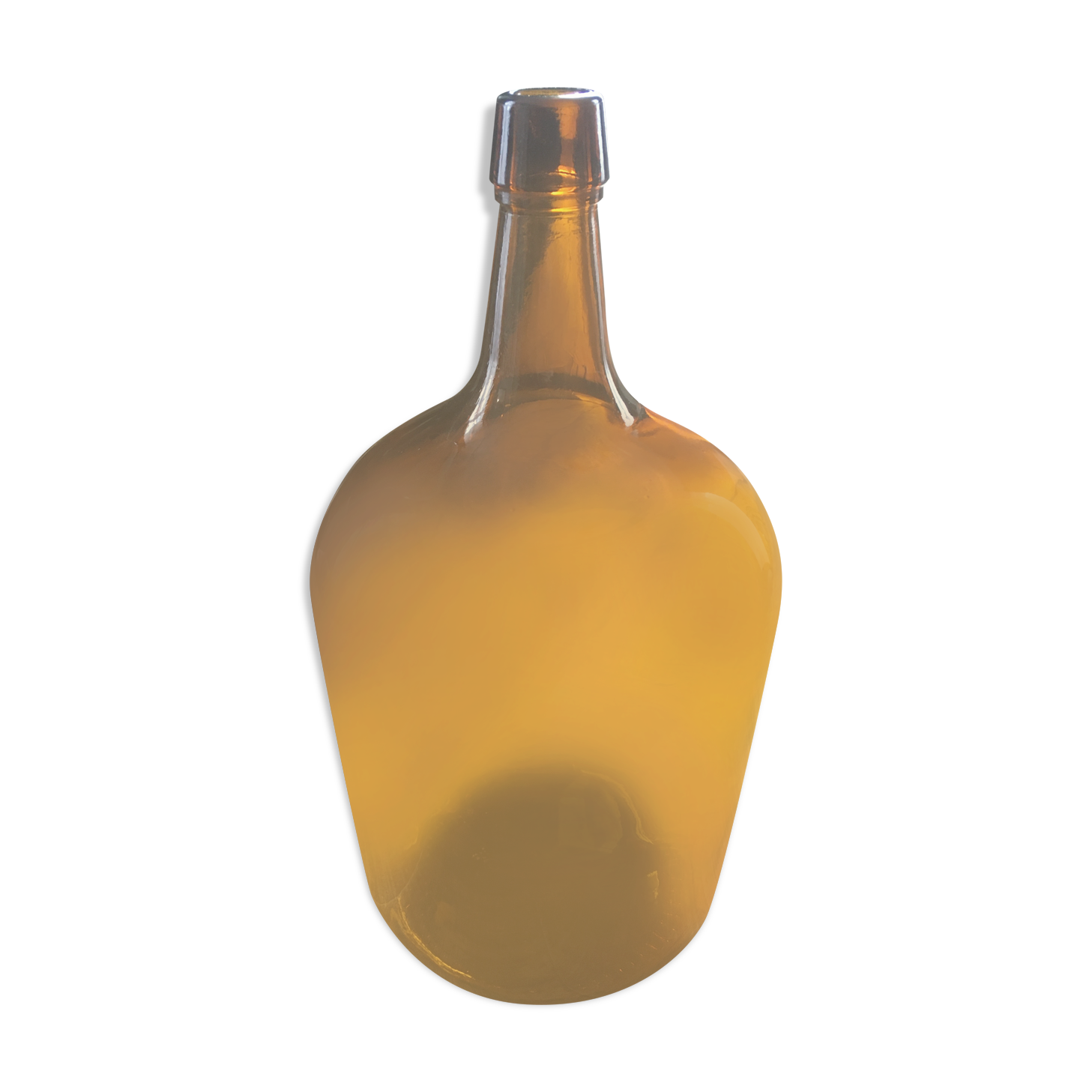 Cylinder amber glass