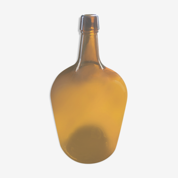 Cylinder amber glass