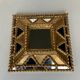 Mirror with parclose ien gilded wood
