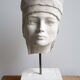 Woman's head in plaster