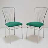 Pair of Mid-century Chrome Chairs,Nowy Styl,circa 1980's.