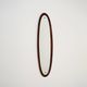 Scandinavian rosewood mirror, 1960s