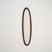 Miroir en palissandre scandinave, années 1960