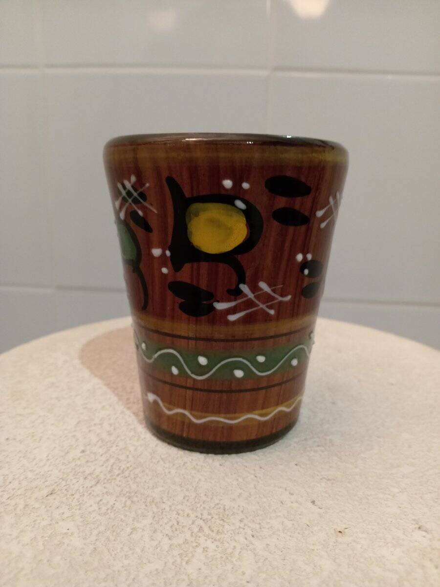 Deruta glasses, 1960s, set of 4