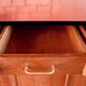 Wooden sideboard with fuchsia pink and black formica, 1950s, 130x50x100cm