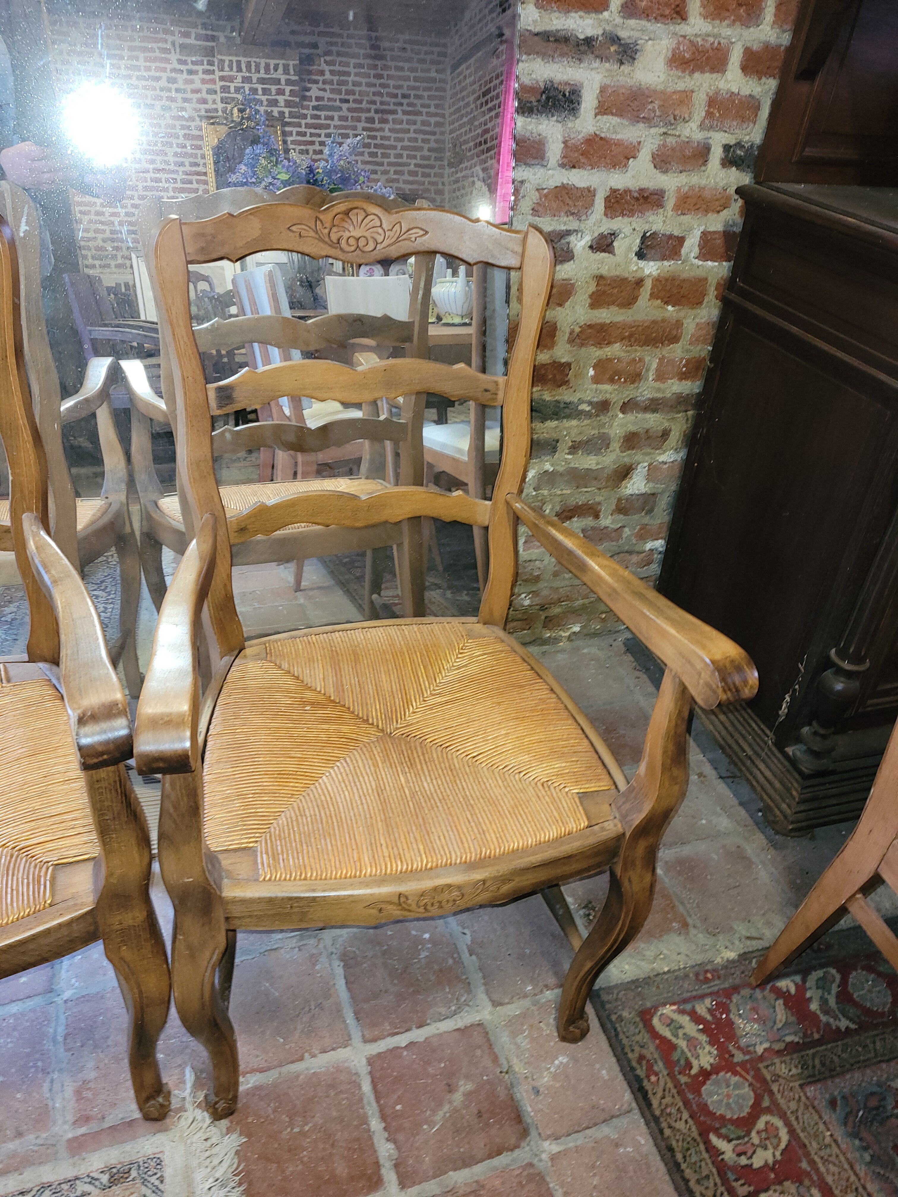 Pair of glitter armchairs