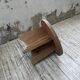 Constructivist gueridon 1950 mahogany