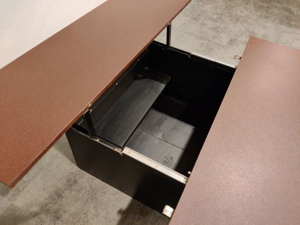 Table par Pierre Vandel années 1980