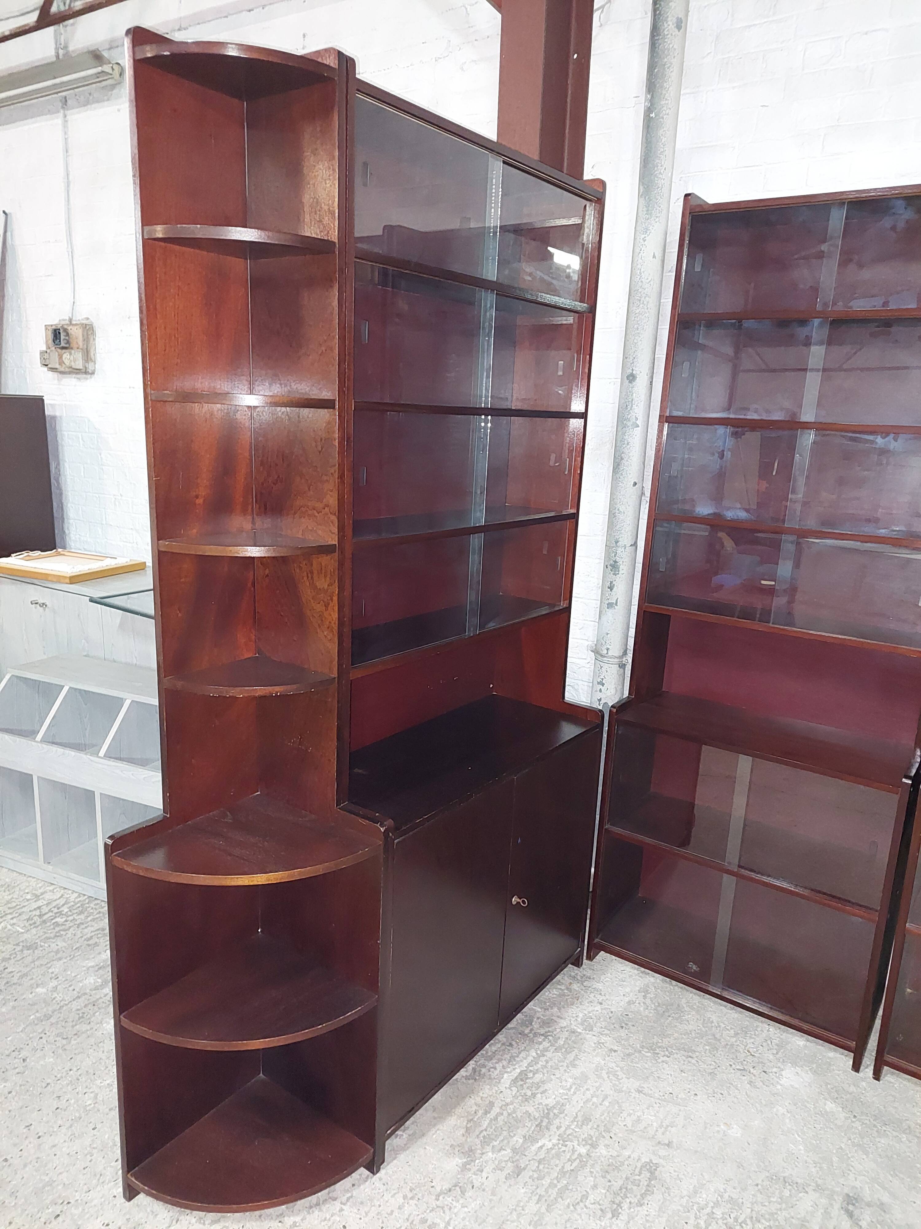 Modular showcase bookcase vintage used