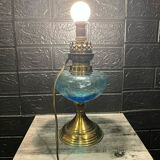 Electrified kerosene lamp