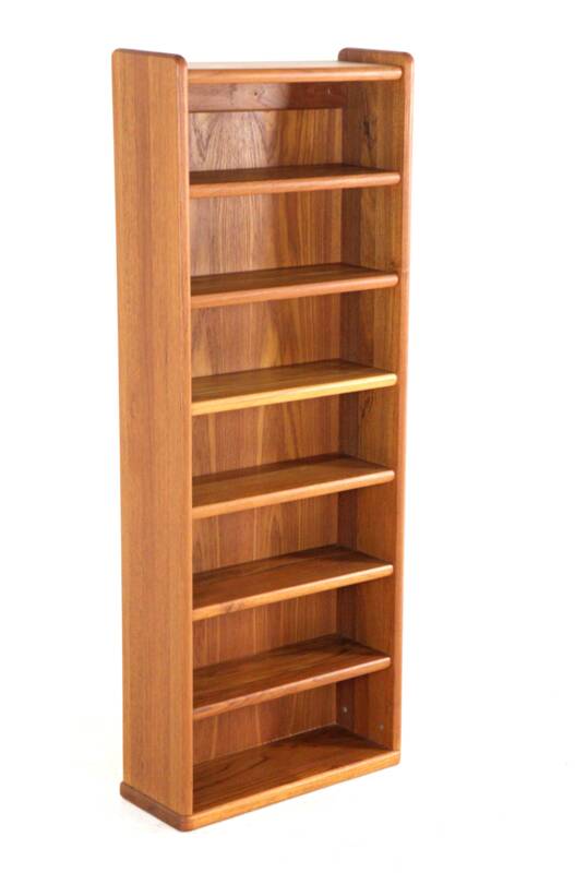 Compact open teak cabinet - danish design