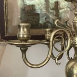 Brass candlestick 46cm