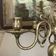 Brass candlestick 46cm