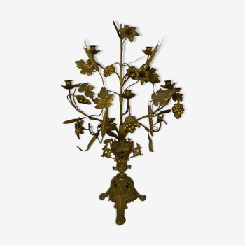 Golden bronze chandelier 19th