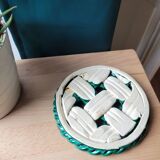 Dessous de bouteille en porcelaine vernissé Vallauris