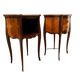 Suite of two Louis XV style bedside tables in mahogany and rosewood 20th century