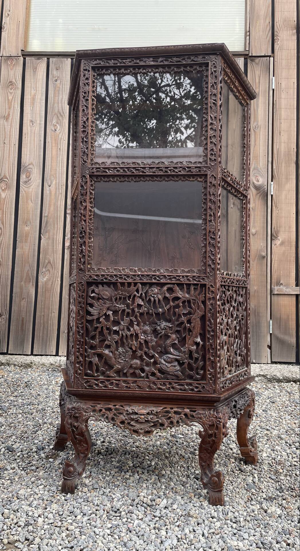 Vitrine cabinet de présentation chinois