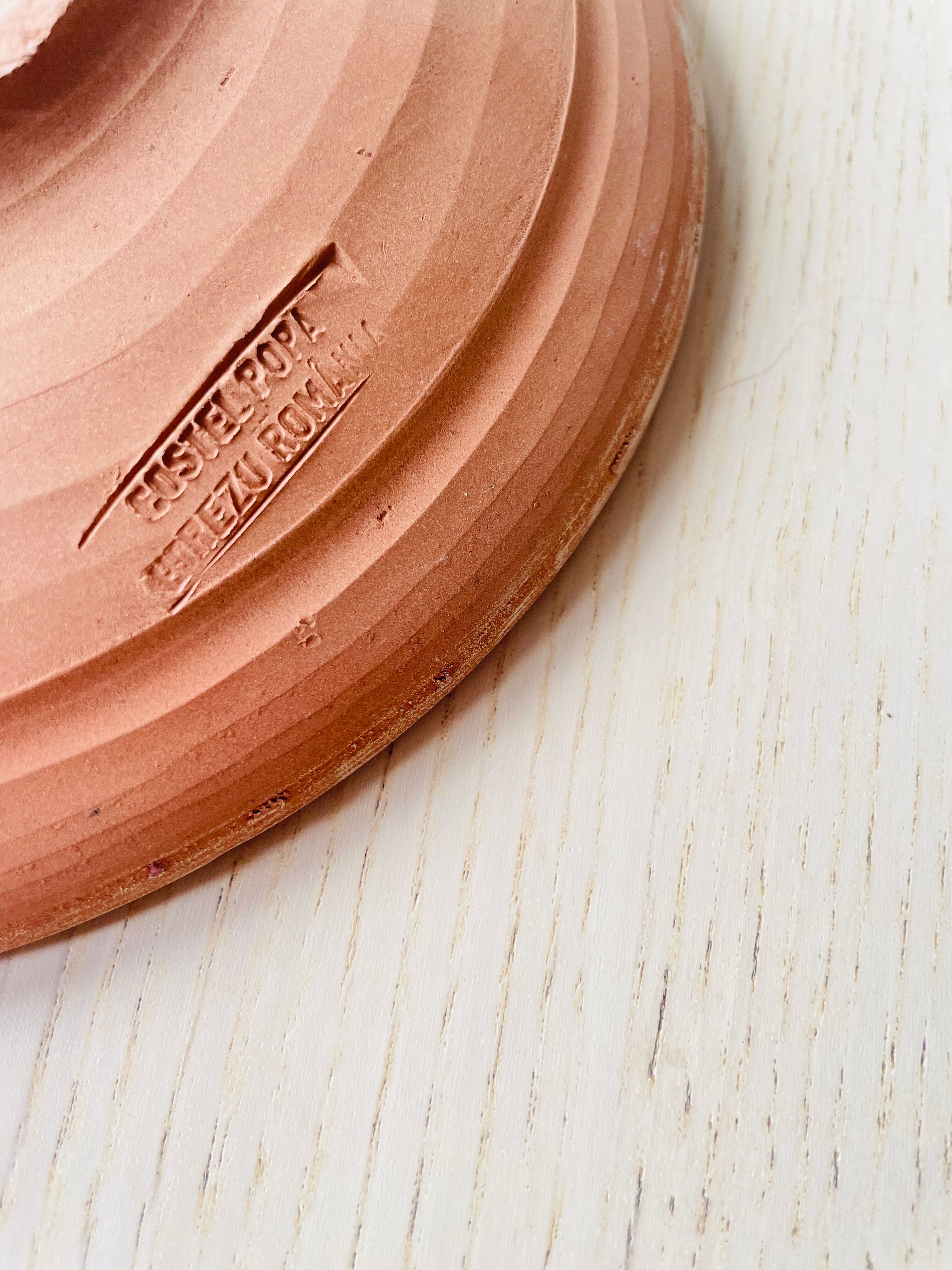 Romanian handicraft ceramic dish