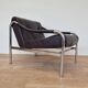 Pair of leather chairs designed by Tim Bates for Pieff, England, circa 1970s