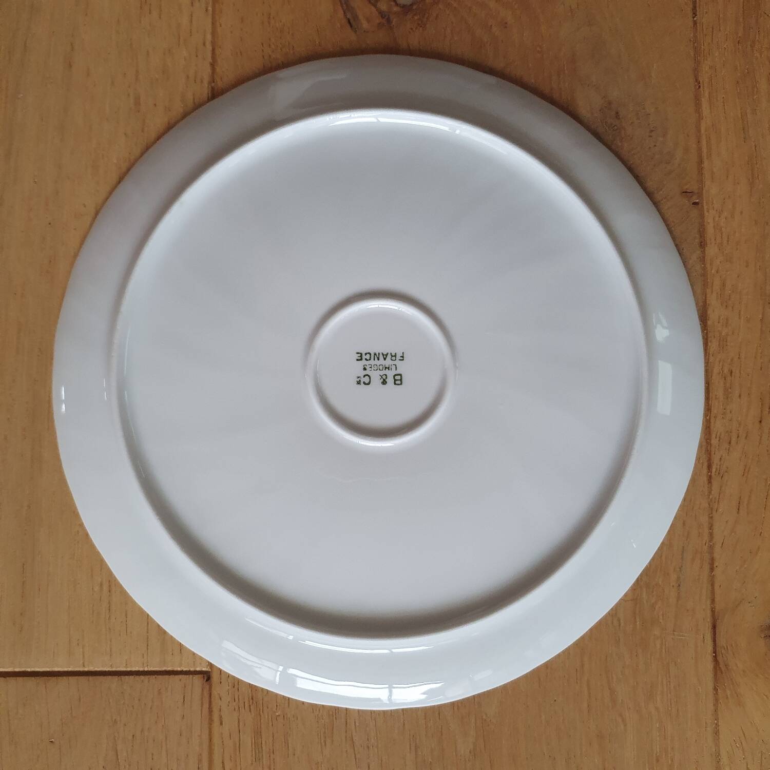 6 dessert plates Bernardaud Palm - Limoges porcelain