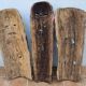 Set of three Mexican folk dance masks, 75 cm