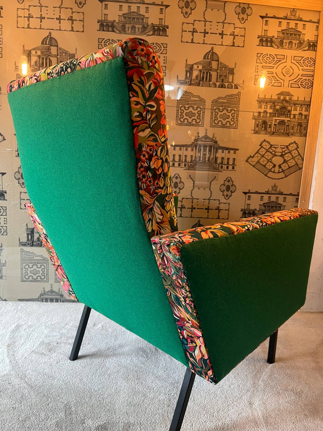 Vintage television armchair