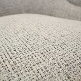 Sofa white melange, Italian design, 1960s, production: Italy