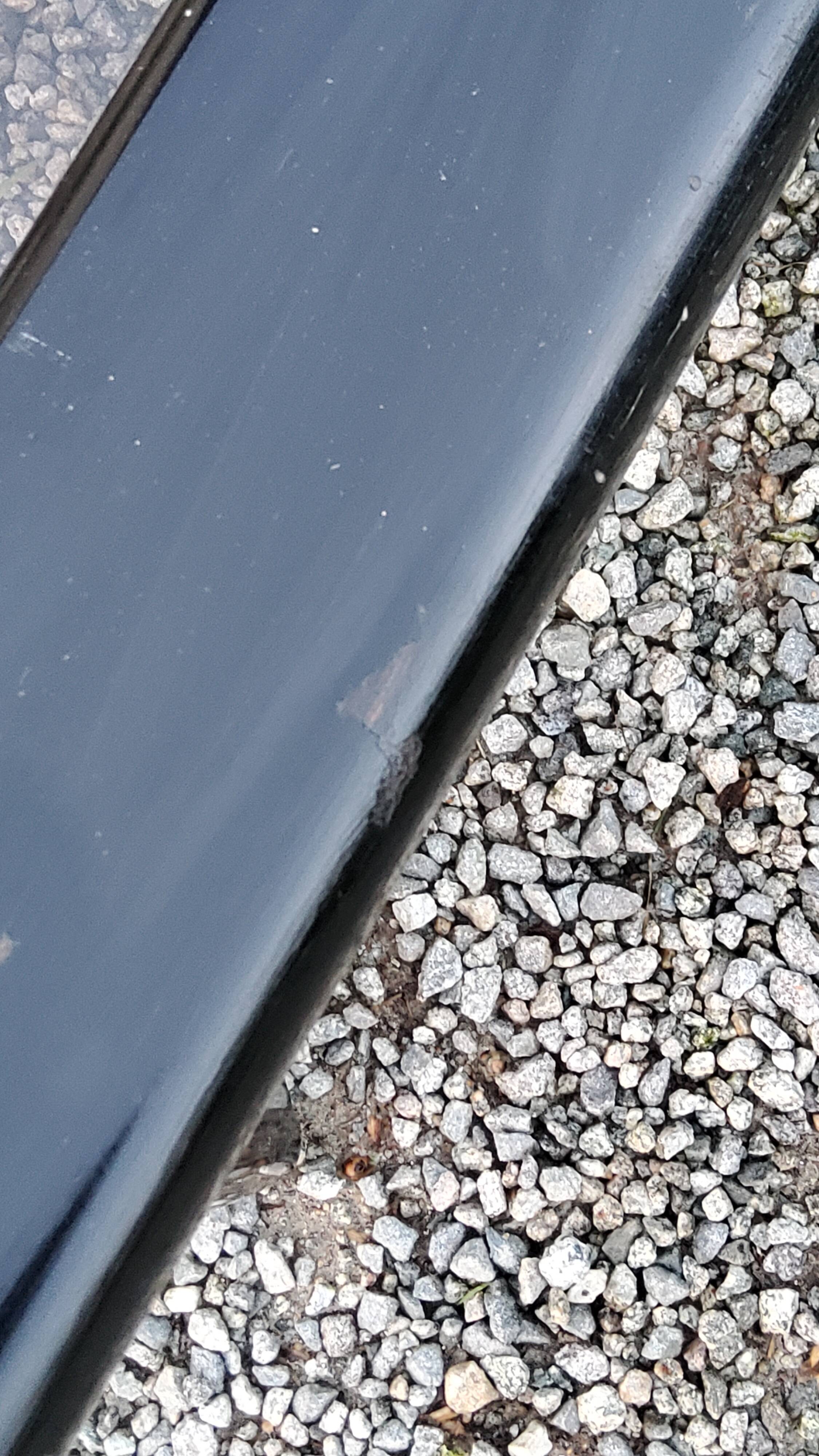 70s design coffee table in black lacquered wood with smoked glass top