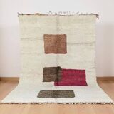 Handmade Moroccan pure wool rug, colorful, size 150 x 250 cm