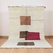 Handmade Moroccan pure wool rug, colorful, size 150 x 250 cm