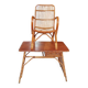 Vintage rattan desk and chair