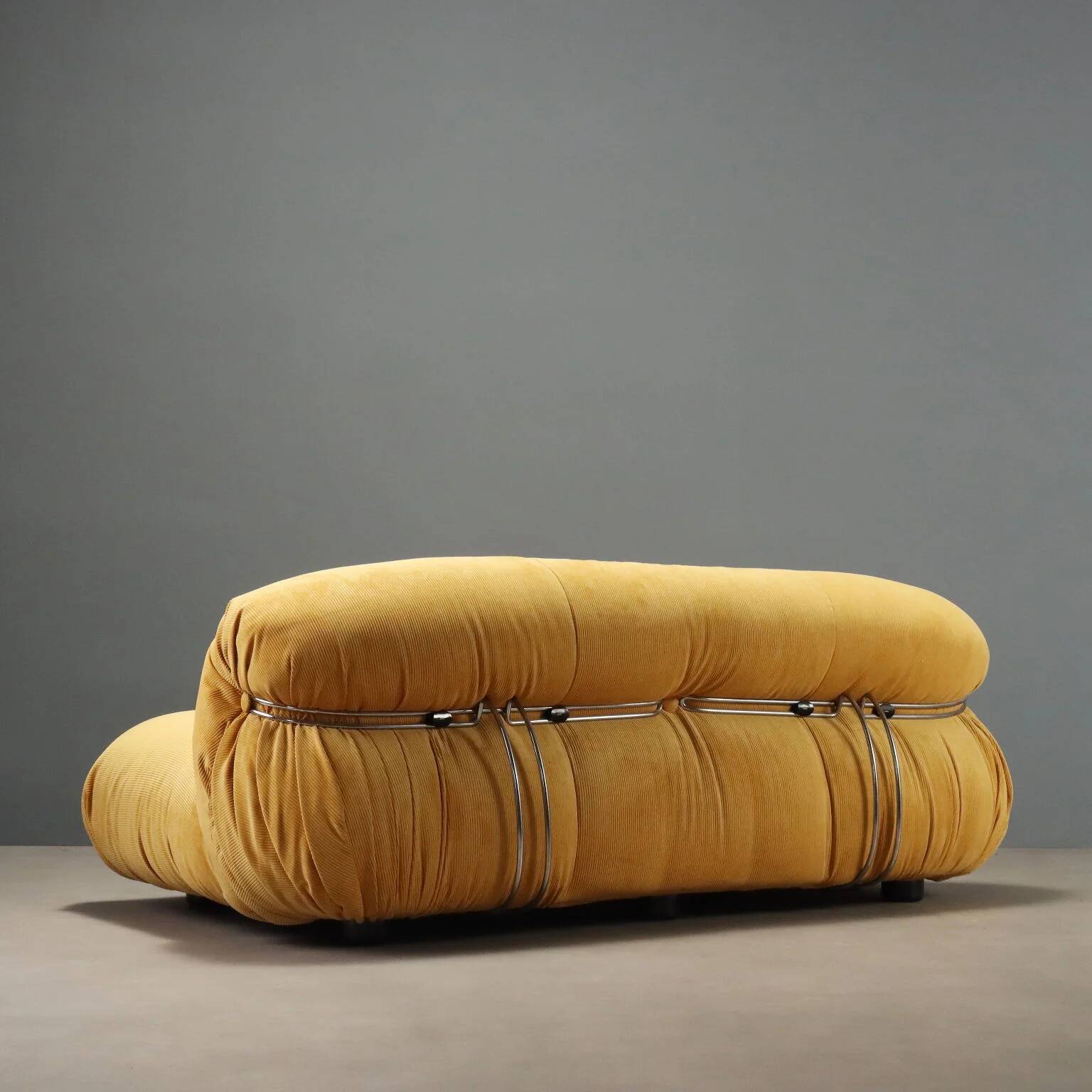 Canapé Cassina Soriana design Afra et Tobia Scarpa Italie années 1970